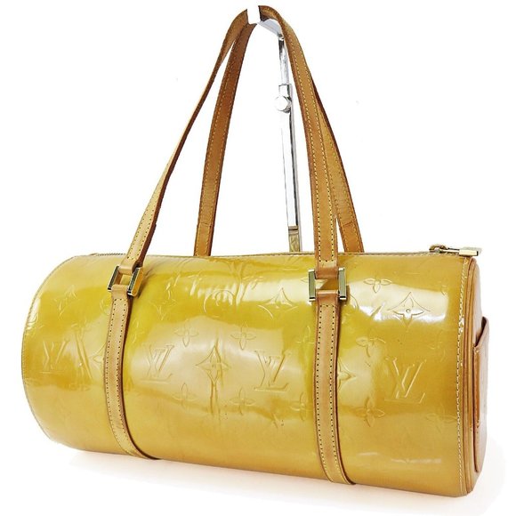 Handbags - Authentic LOUIS VUITTON Bedford Beige Vernis Leather Hand Bag Purse